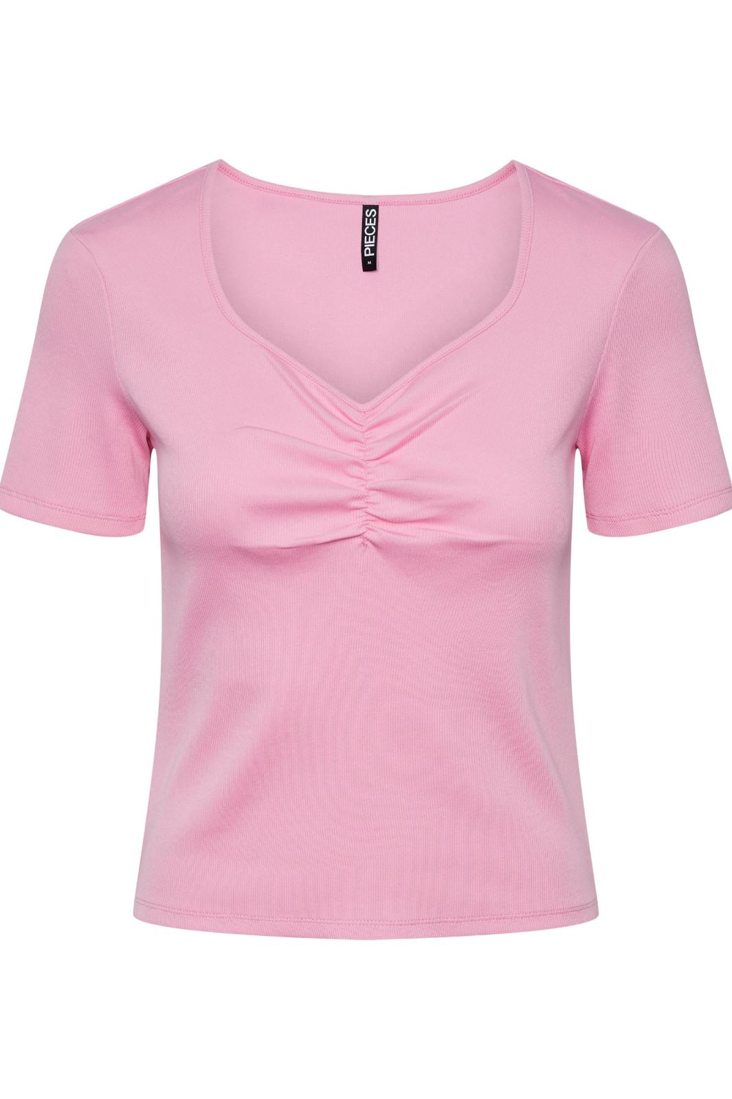 Pieces - Pctania Ss Top Bc - Begonia Pink T-shirts 