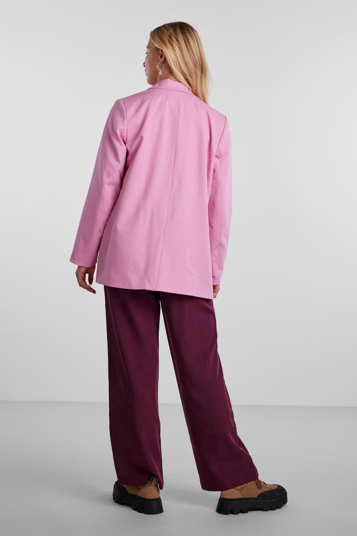Pieces - PcThelma Ls Oversize Blazer - Begonia Pink Blazere 