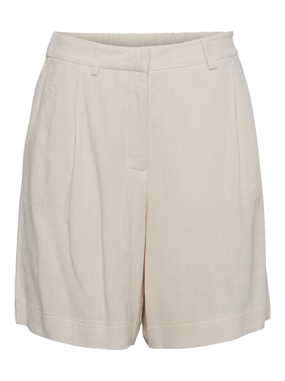 Pieces, Pcvinsty Hw Linen Bermuda Shorts, Birch