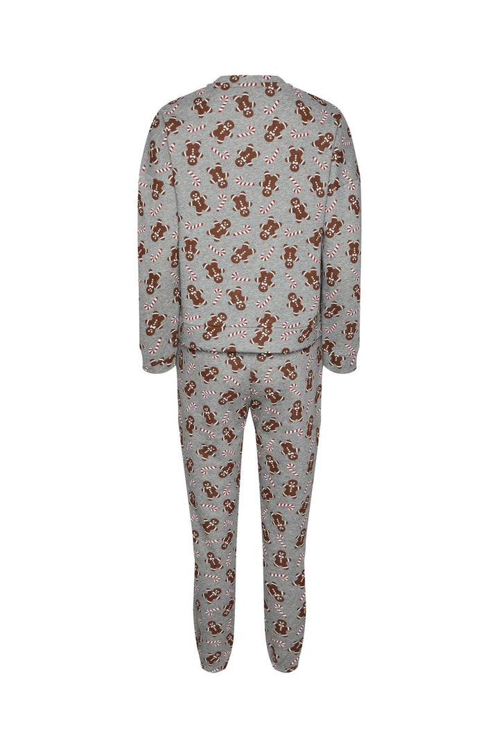 Pieces, Pcxmas Chilli Sweat Set, Light Grey Melange COOKIEMEN