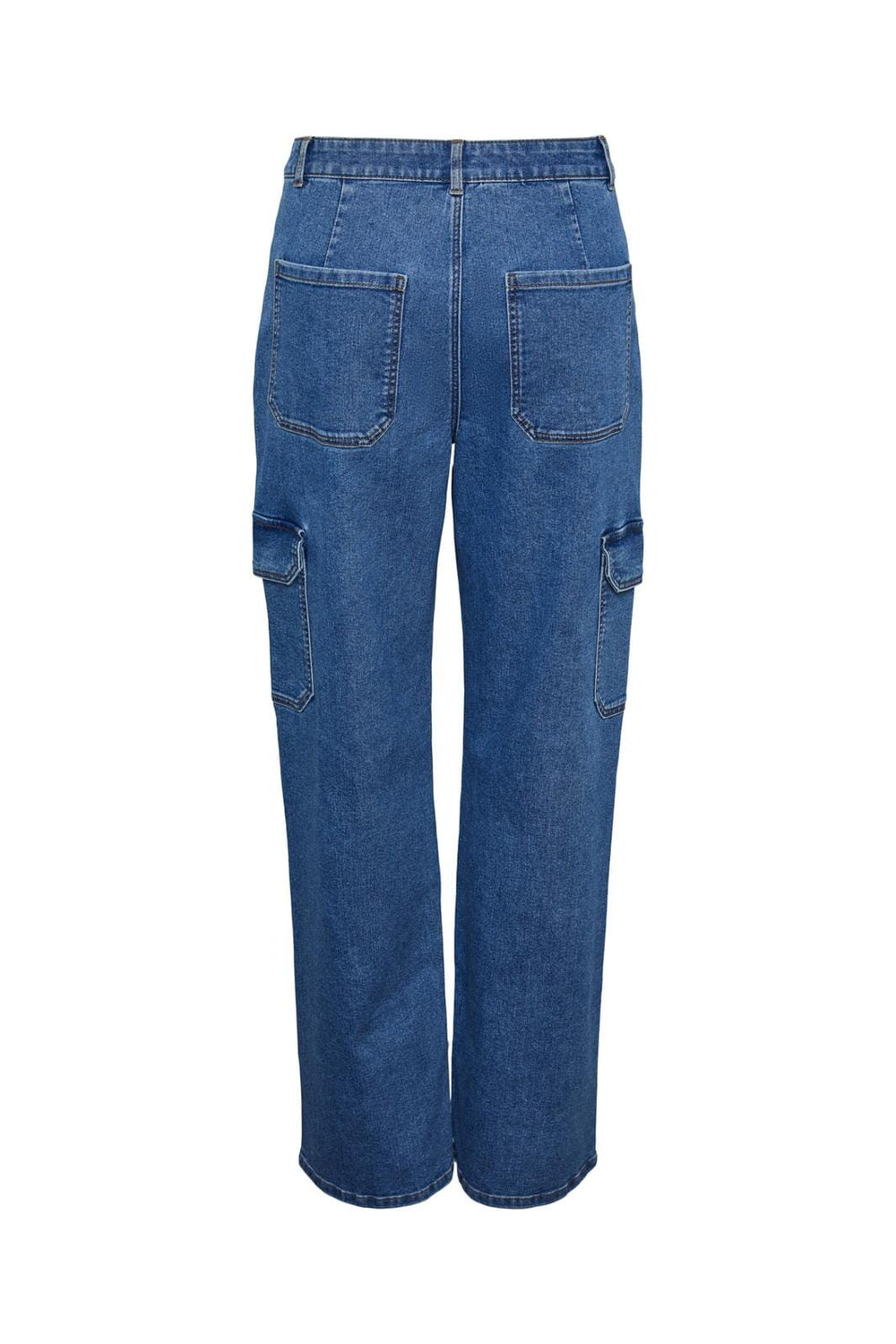 Pieces X Ditte Estrup, Pcally Mw Straightrgonim Pants, Medium Blue Denim