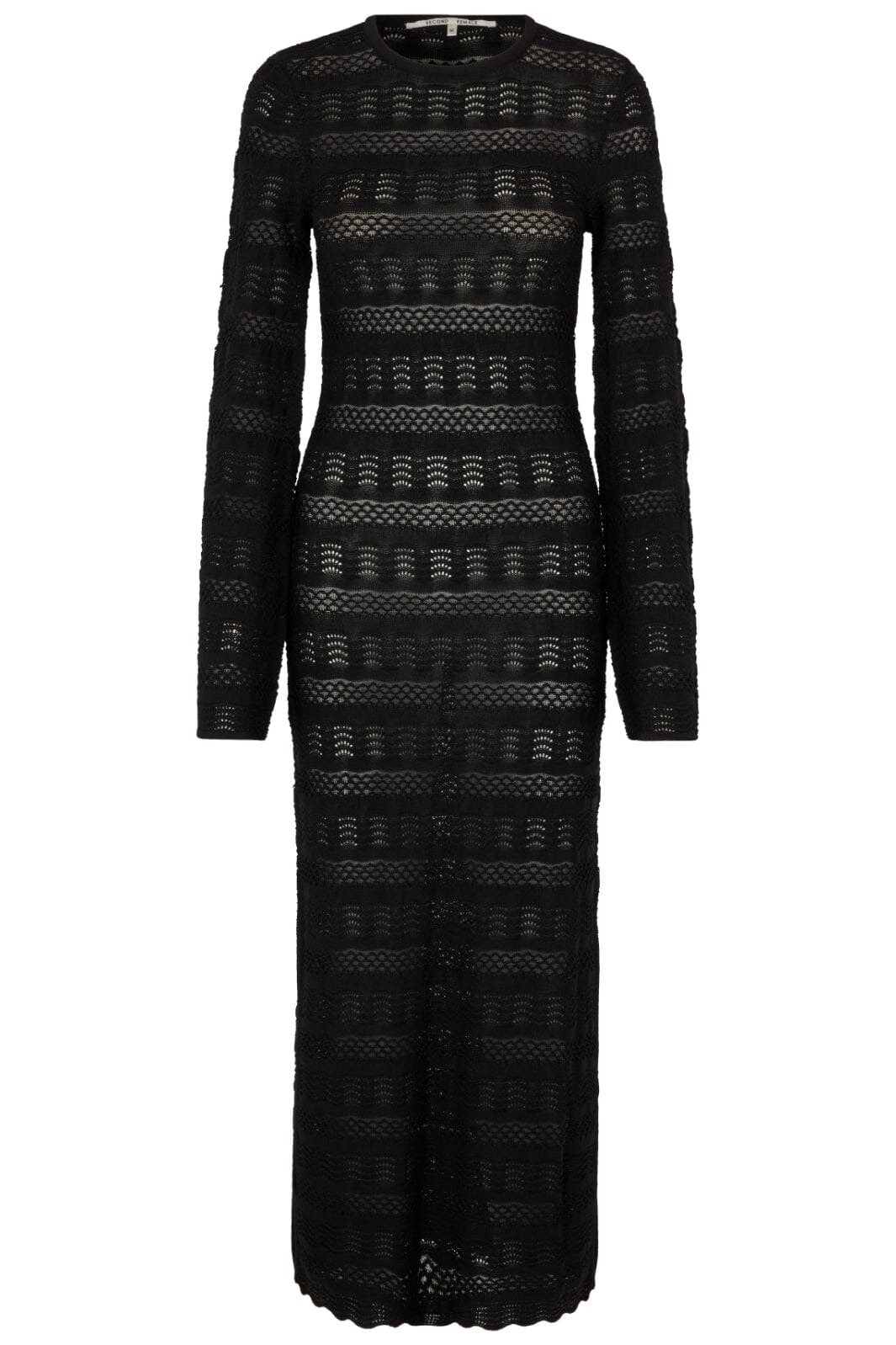 Second Female - Vanessa Knit Dress - Black Kjoler 