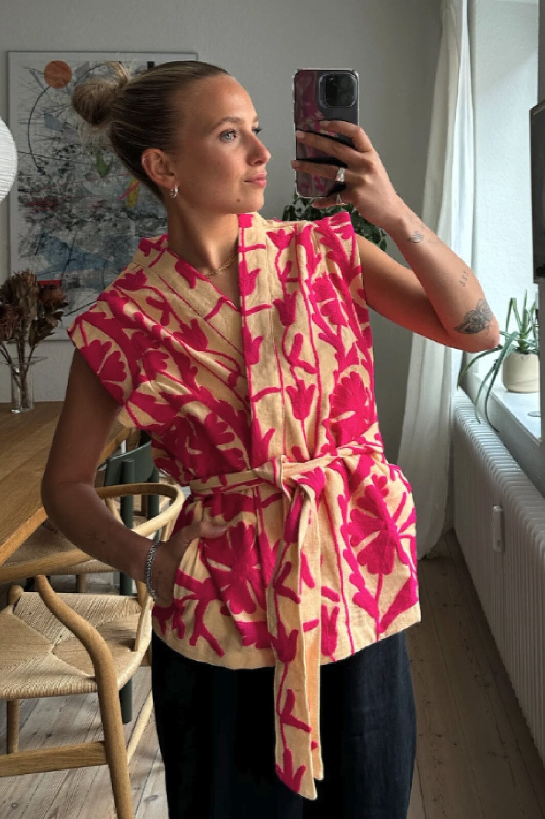 Sissel Edelbo - Elsa Suzani Vest - Hot Pink Veste 