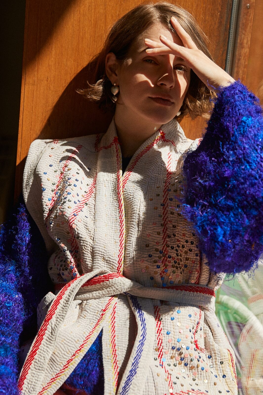 Sissel Edelbo - Emery Sequins Kantha Vest • PRE-ORDER - Handpicked Veste 