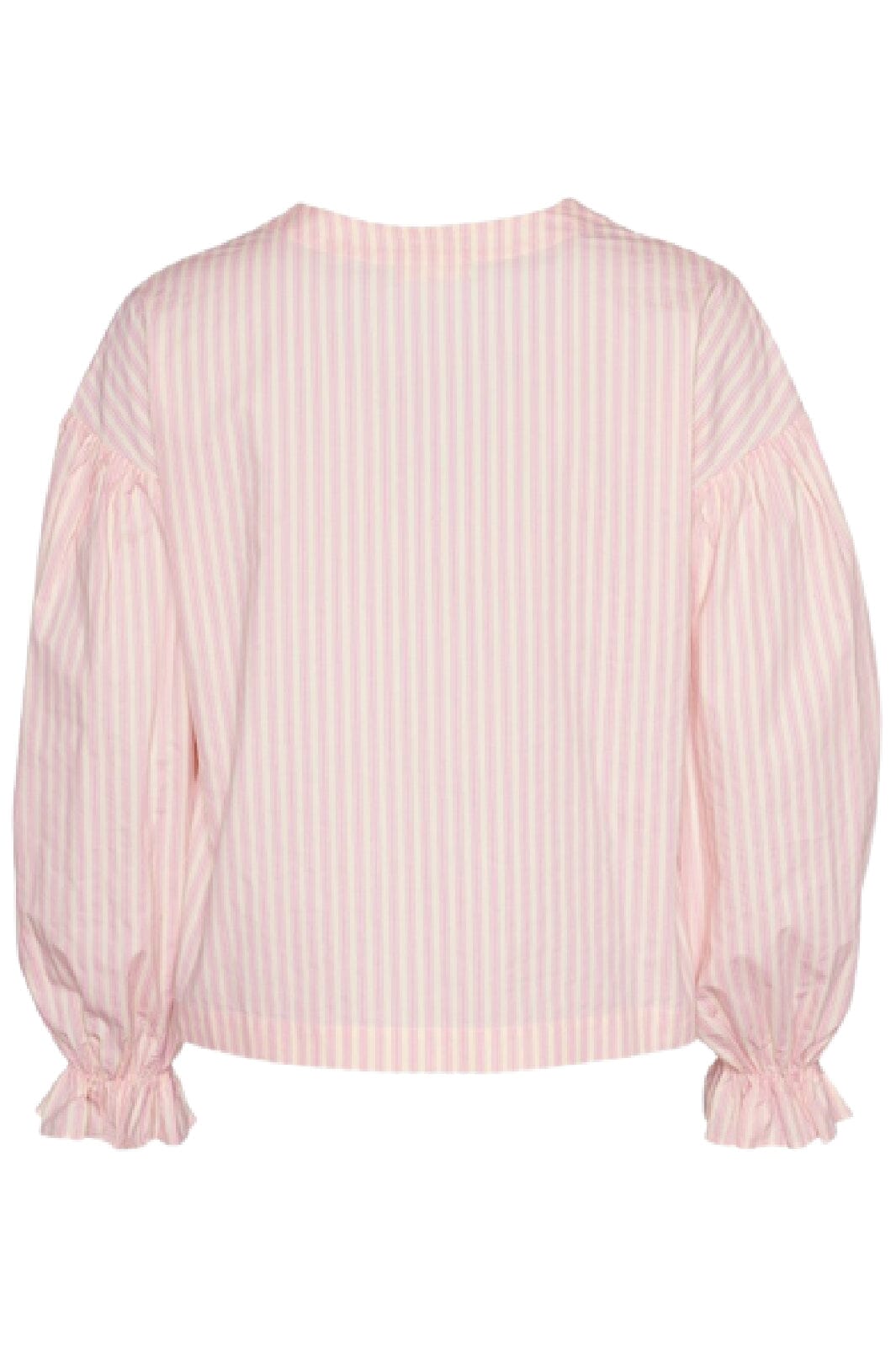 Sissel Edelbo - Ida Organic Cotton Top - Pink Stripe Bluser 