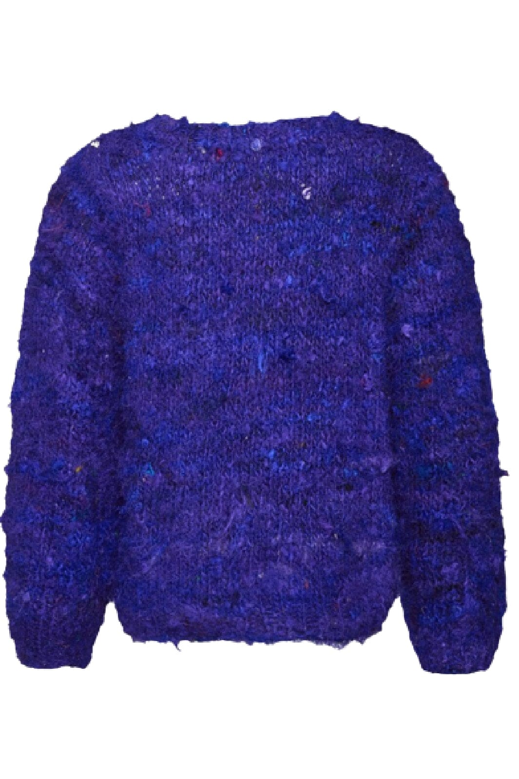 Sissel Edelbo - Kira Sari SILK Knit Cardigan - Royal Blue Melange Cardigans 