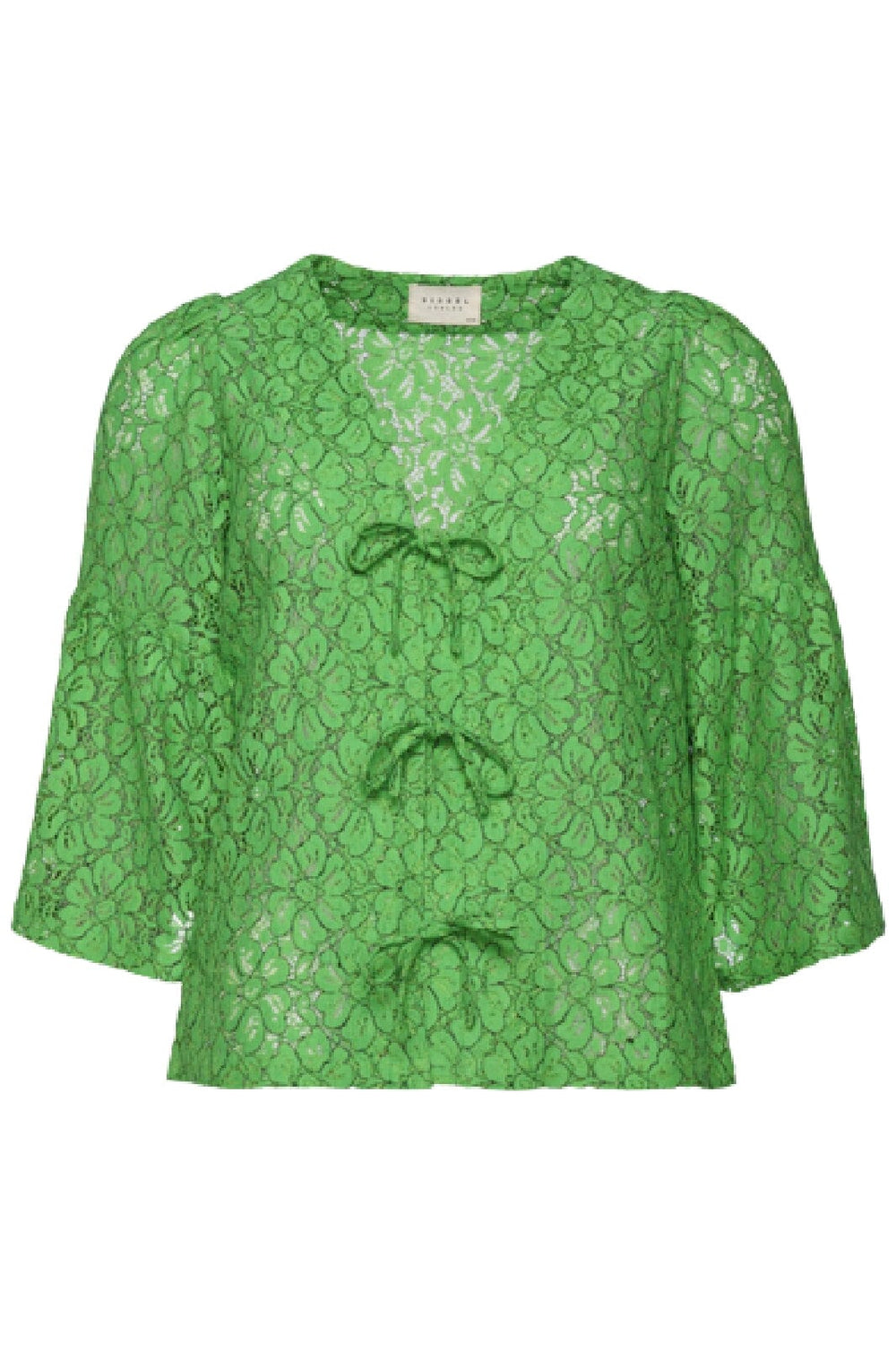 Sissel Edelbo - Lace Leftover Top - Green Toppe 