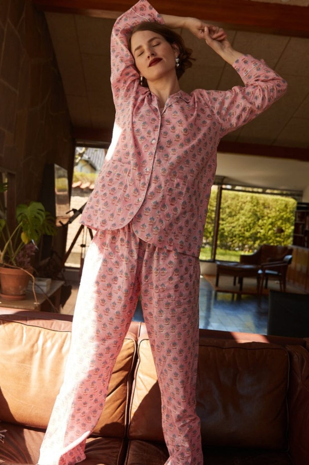 Sissel Edelbo - Nuit Organic Cotton Set - Parfait Pink Nattøj 