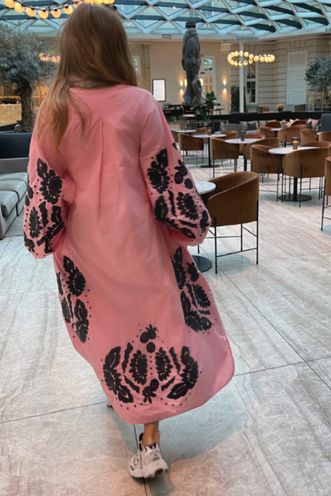 Sissel Edelbo - Rikke Organic Cotton Shirt Dress - Light Pink Kjoler 