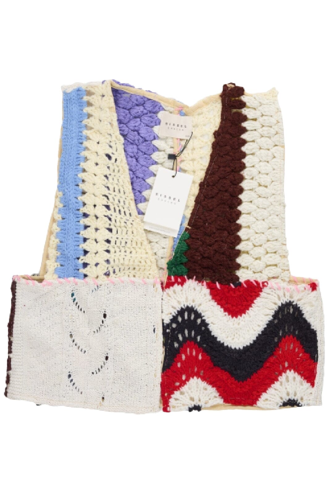 Sissel Edelbo - Yrsa Patchwork Vintage Yarn Vest - No. 114 Veste 