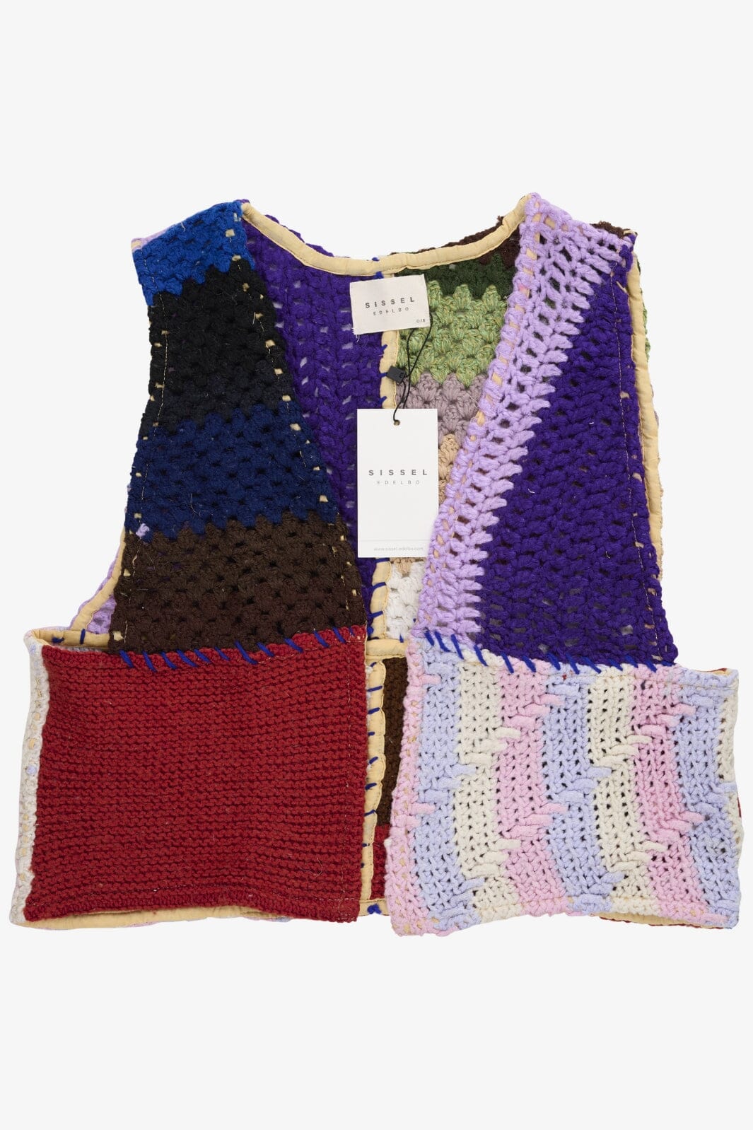 Sissel Edelbo - Yrsa Patchwork Vintage Yarn Vest - No. 171 Veste 