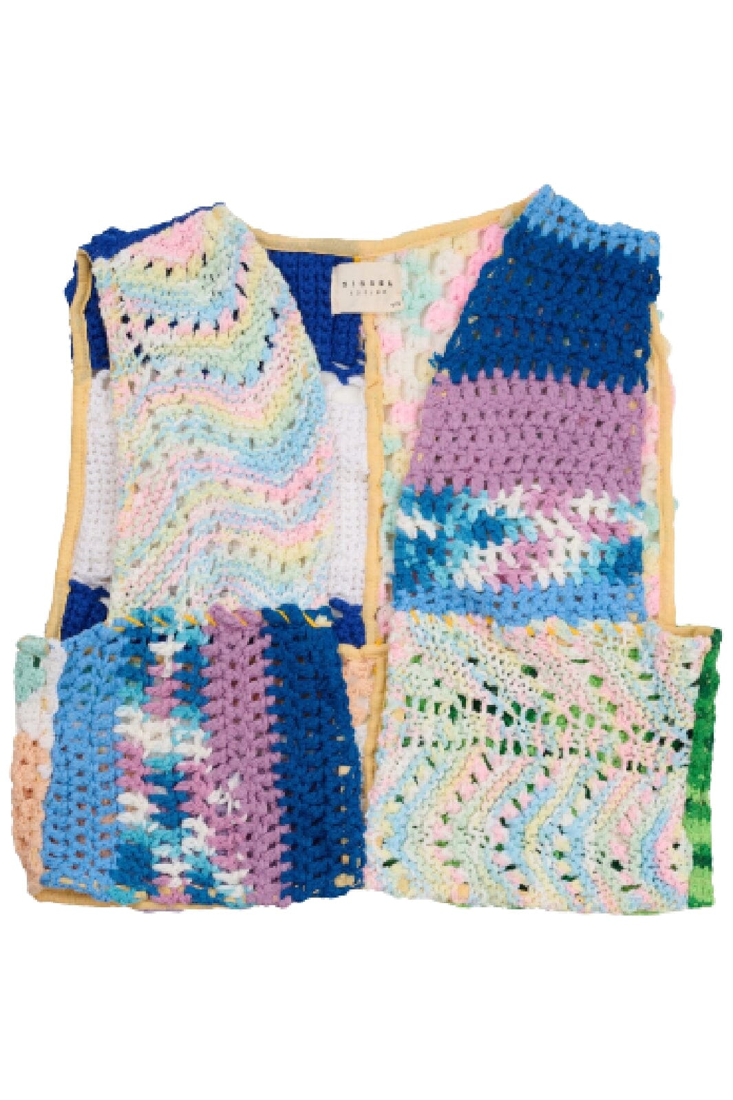 Sissel Edelbo - Yrsa Patchwork Vintage Yarn Vest - No. 181 
