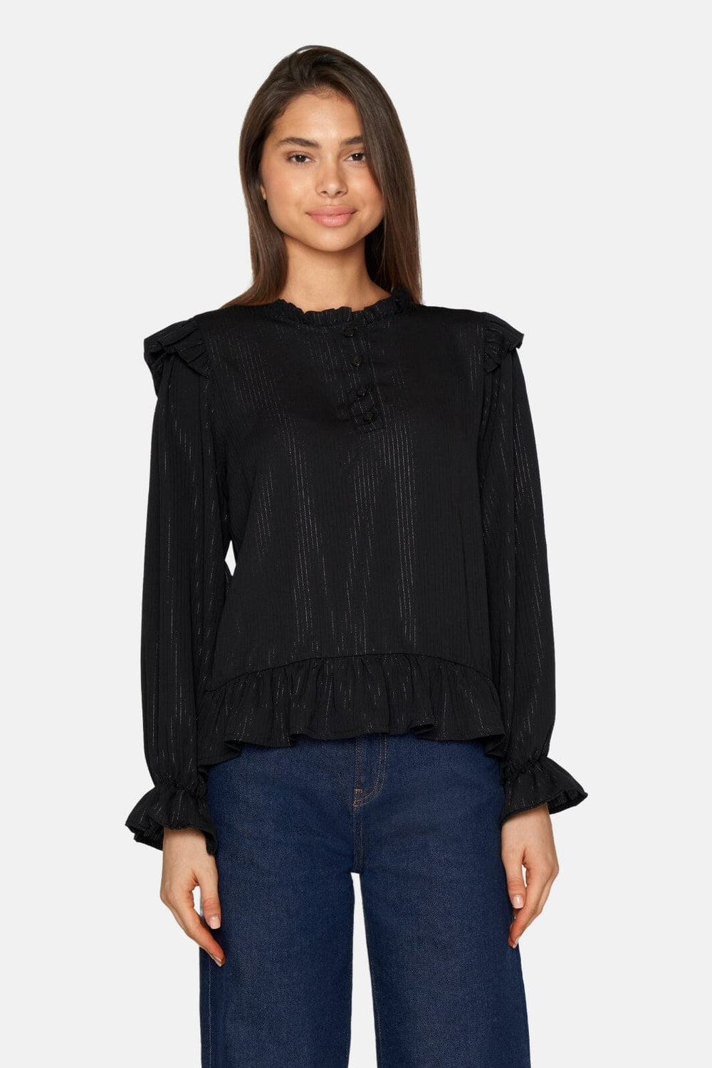 Sisters Point - Disko-Sh - 001 Black/Black Bluser 