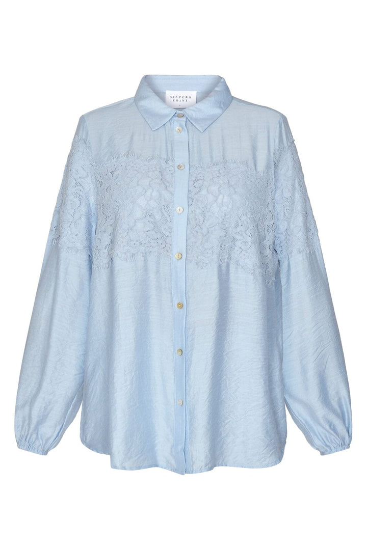Sisters Point - Eloa-Sh - 410 L. Blue Skjorter 