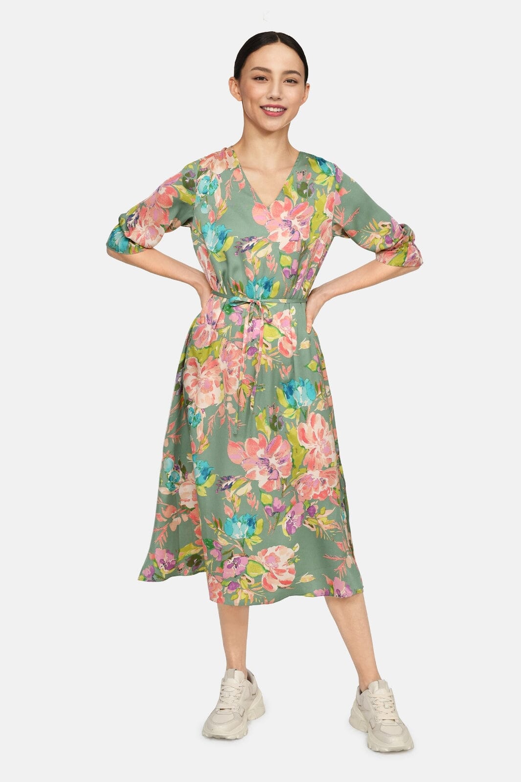 Sisters Point - Elvina-Dr.Ss - 815 Green Comb Flower Kjoler 