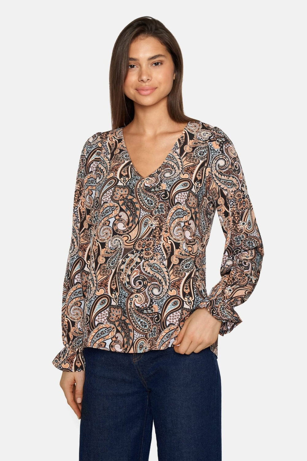 Sisters Point - Noki-T - 002 Paisley/Black Bluser 