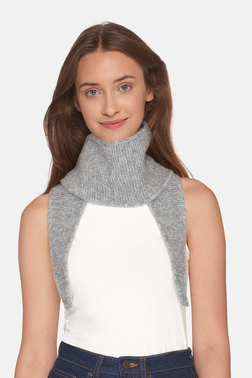 Sisters Point - Scarf-491 - 058 L. Grey Mel. Tørklæder 