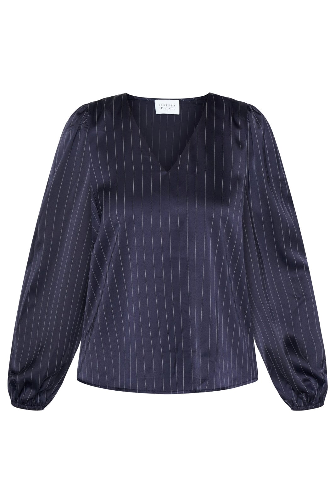Sisters Point - Ventia-V.Ls - 830 Navy Pinstripe Bluser 