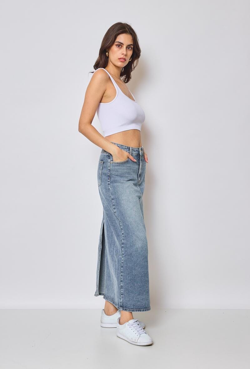 Skirt Vintage MG253 - Jeans Nederdele 