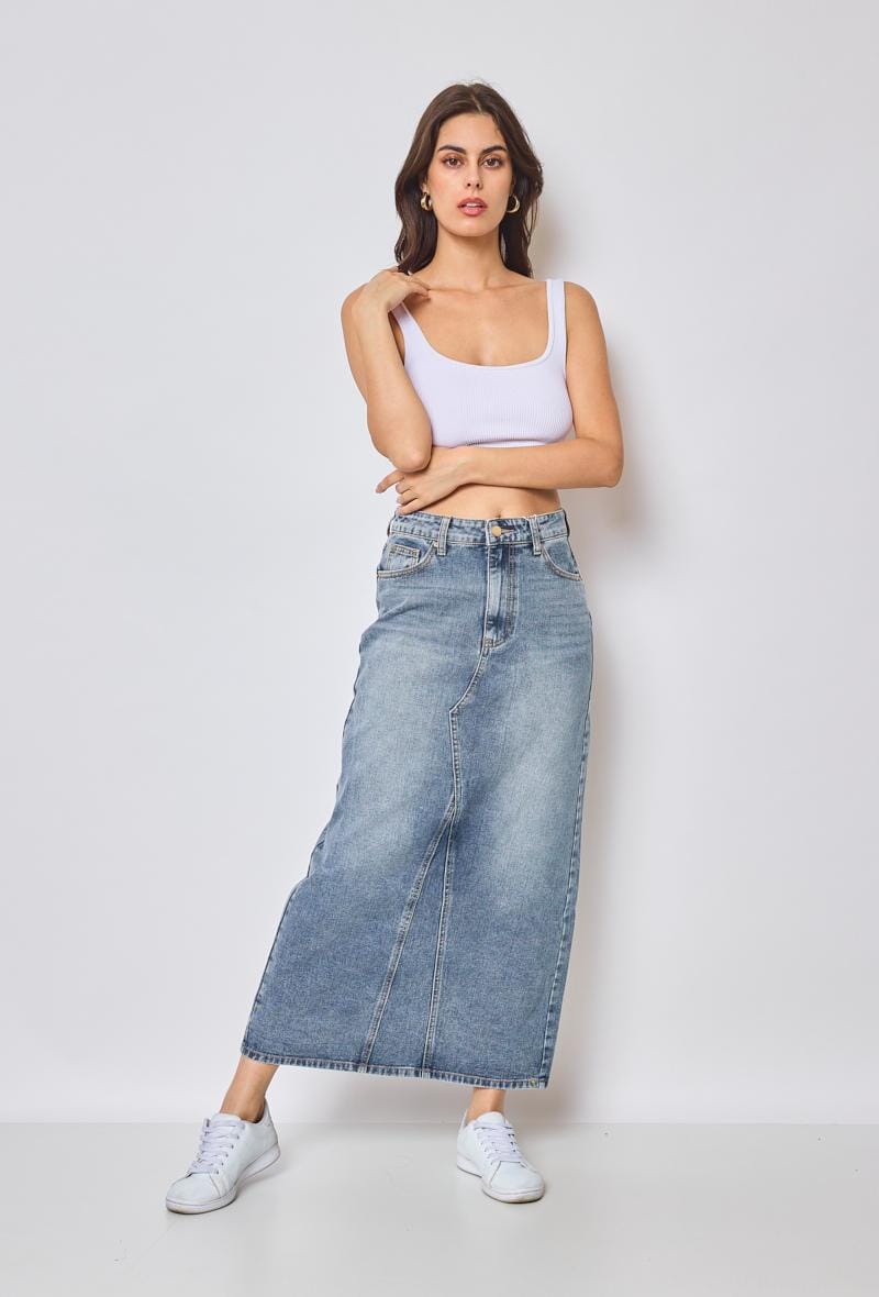 Skirt Vintage MG253 - Jeans Nederdele 