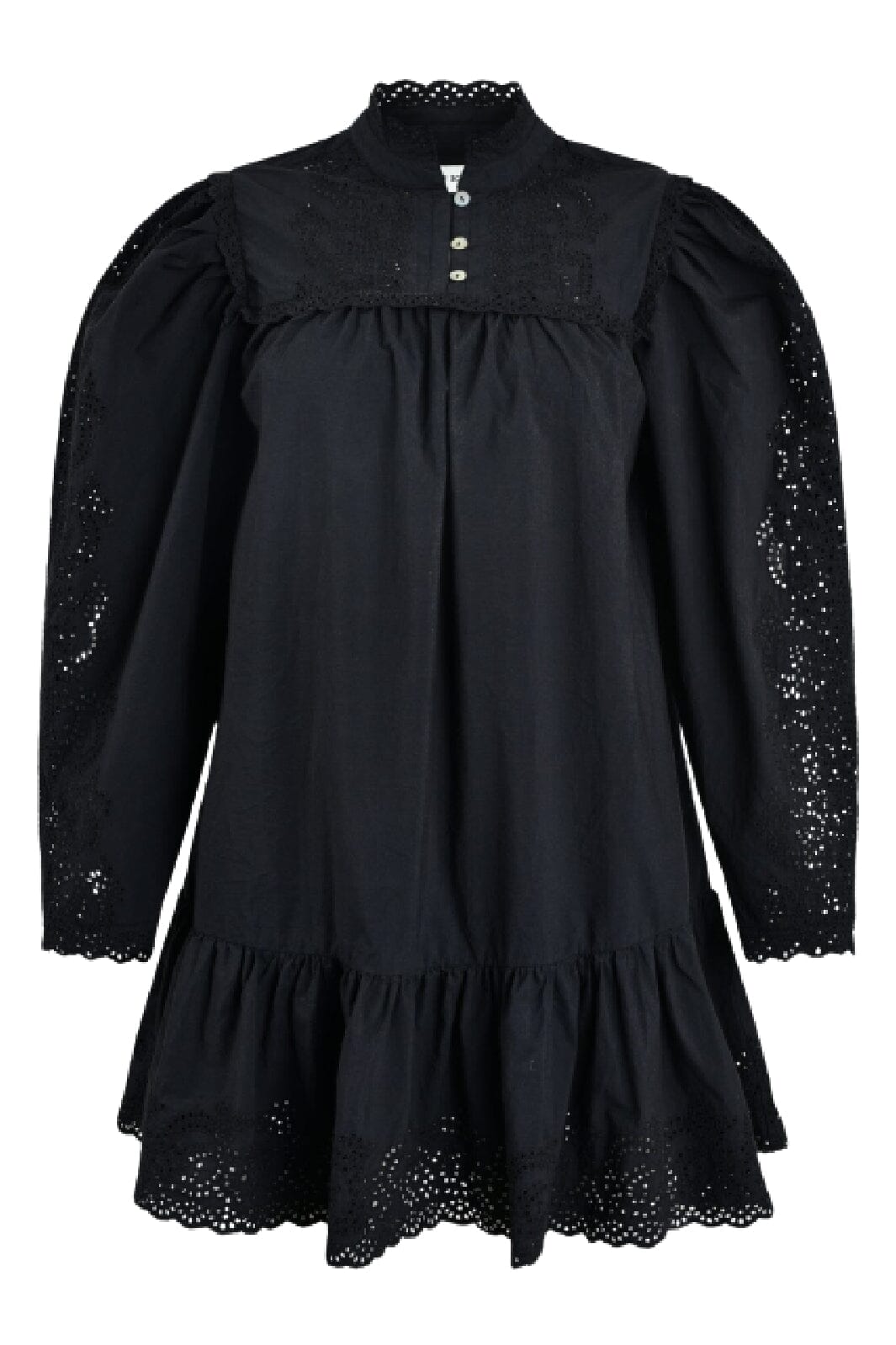 Sofie Schnoor - S233275 Short Dress - Black Kjoler 