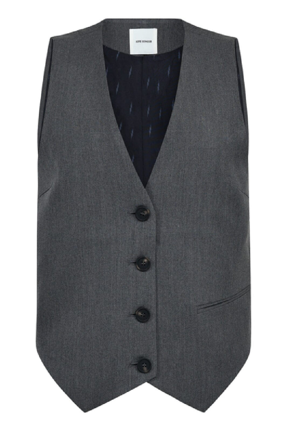 Sofie Schnoor - S234231 Vest - Dark Grey Vest 