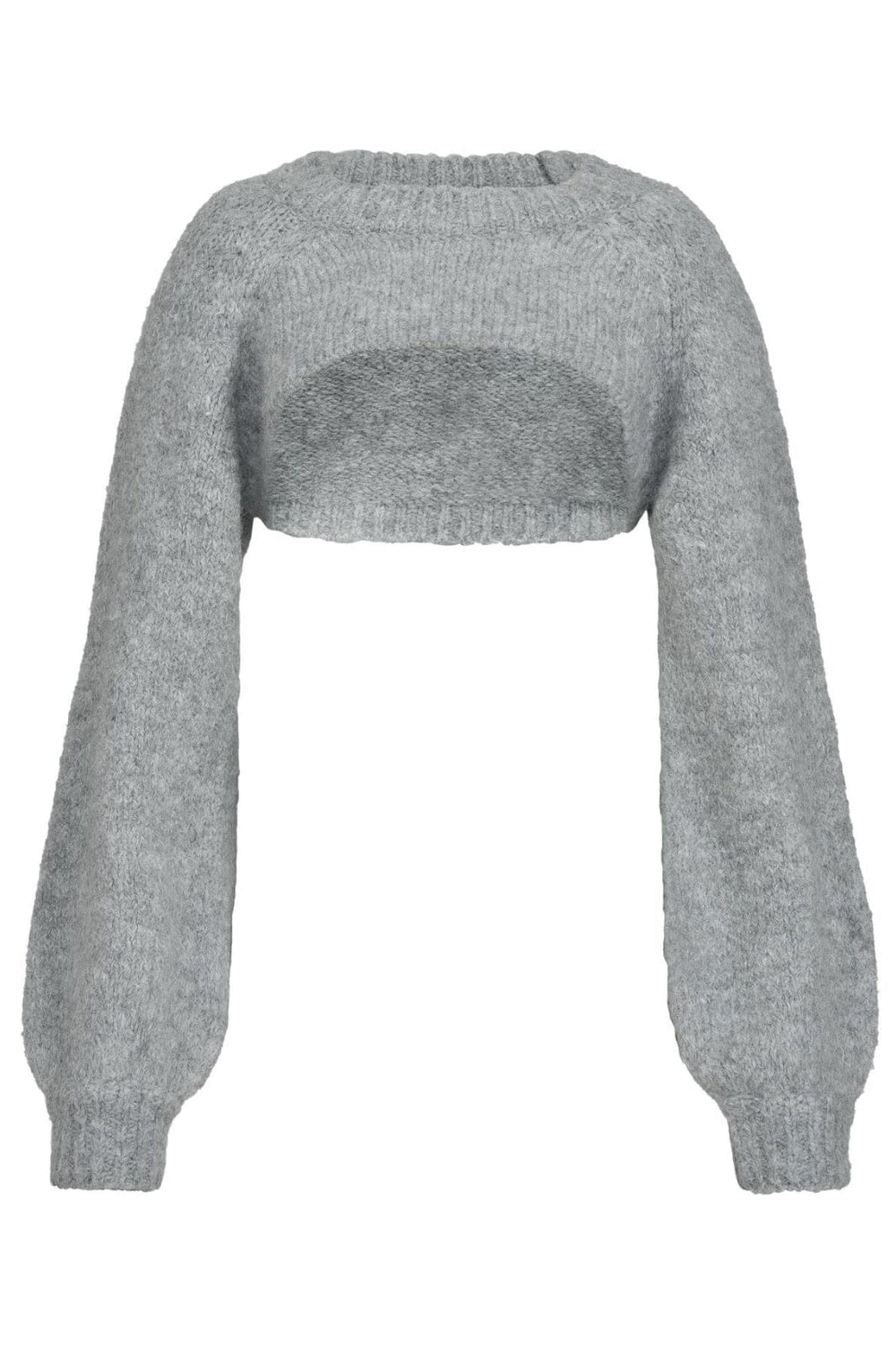 Sofie Schnoor - S234300 Sweater - Grey Mel Strikbluser 
