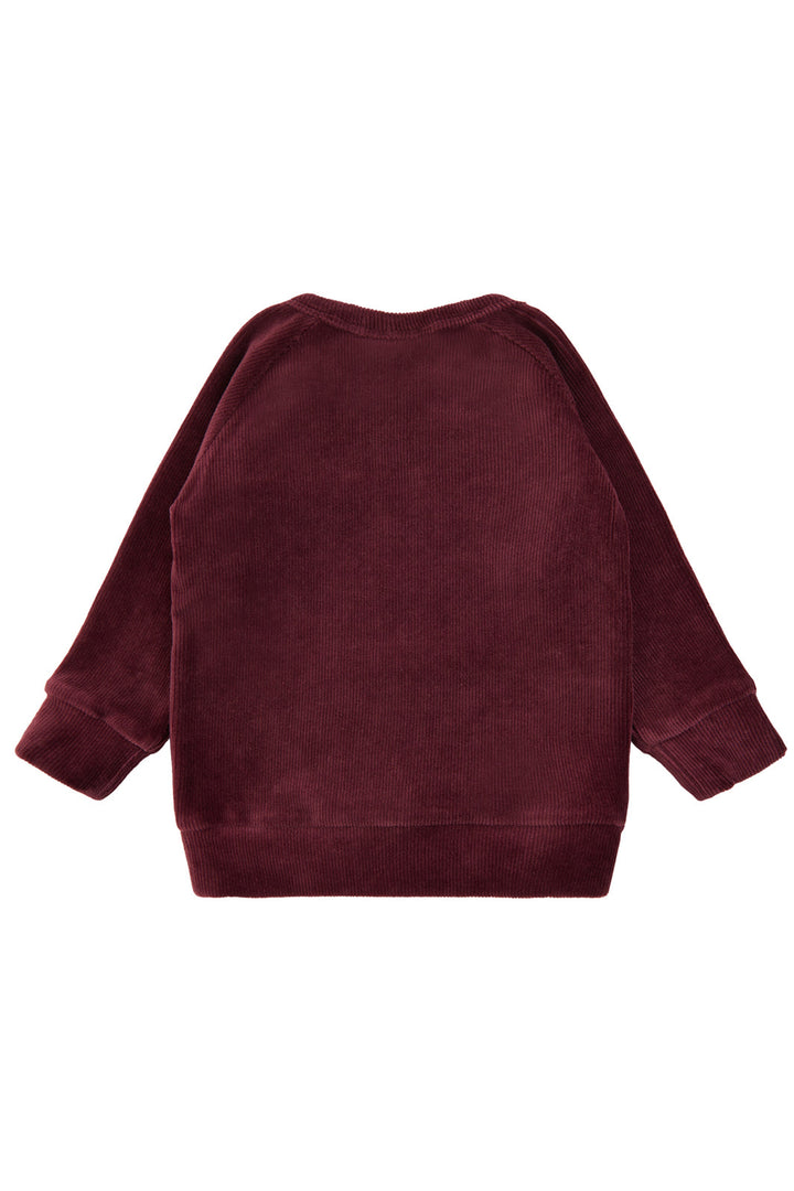 Soft Gallery - Sgalexi Velvet Rib Ls Tee - Tawny Port Bluser 