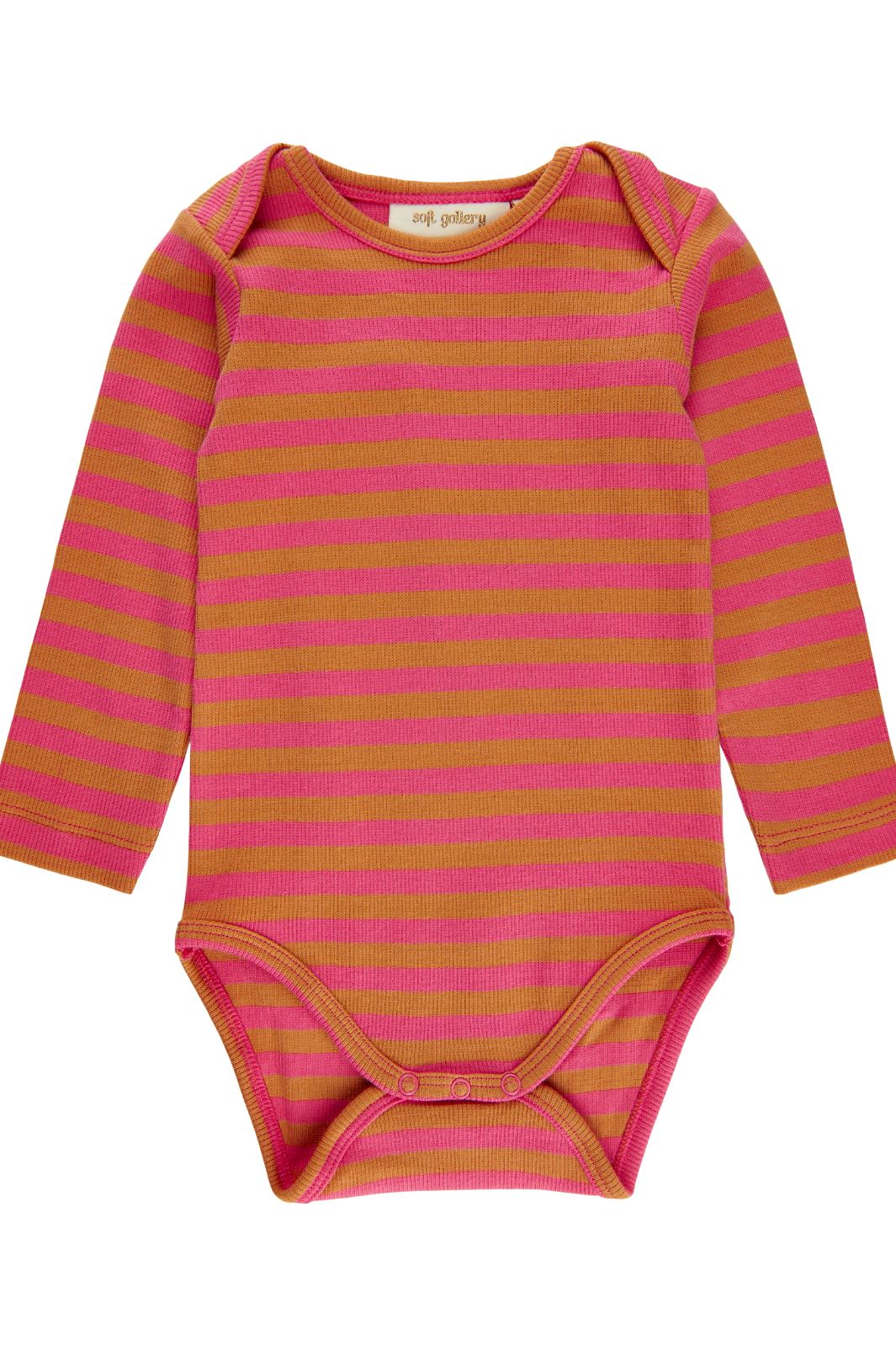 Soft Gallery - SGBob YD Stripes LS body - Yam Bodysuits 