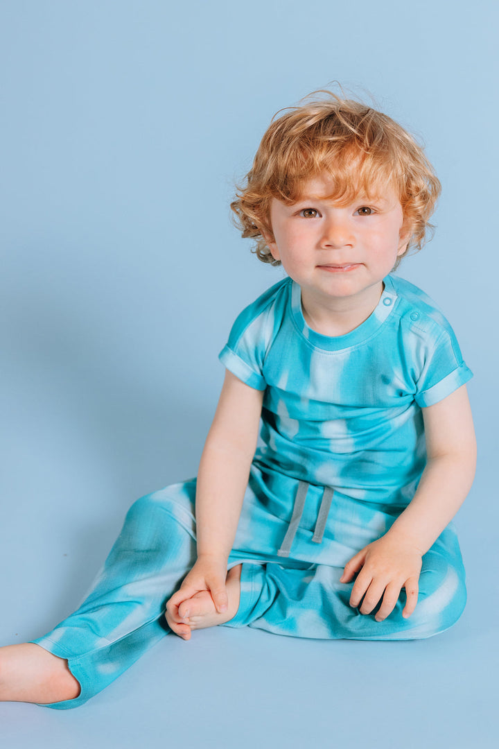 Soft Gallery - SgHailey Reflections Green Pants - Aquarelle Bukser 