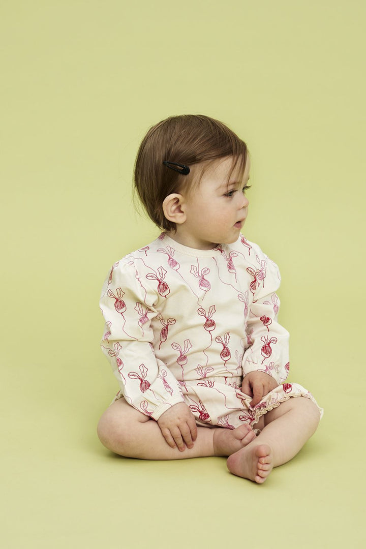 Soft Gallery - SGLalil Radish LS body - Gardenia Bodysuits 