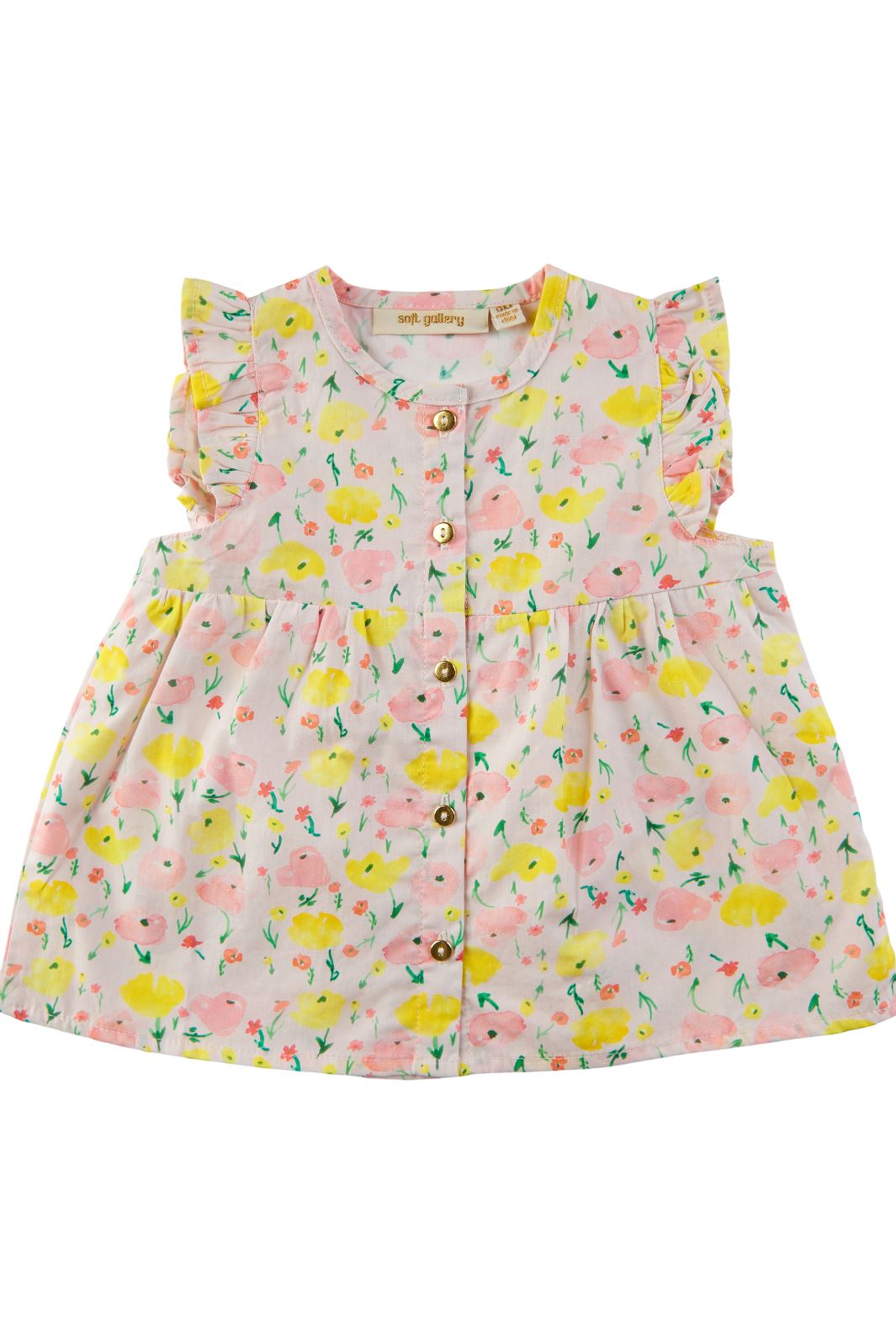 Soft Gallery - SGLillen Garden Flower Dress - Gardenia Kjoler 