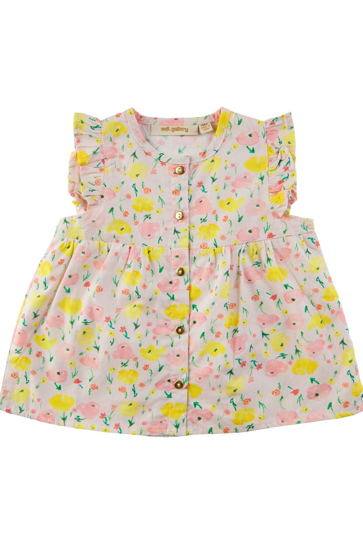 Soft Gallery - SGLillen Garden Flower Dress - Gardenia Kjoler 
