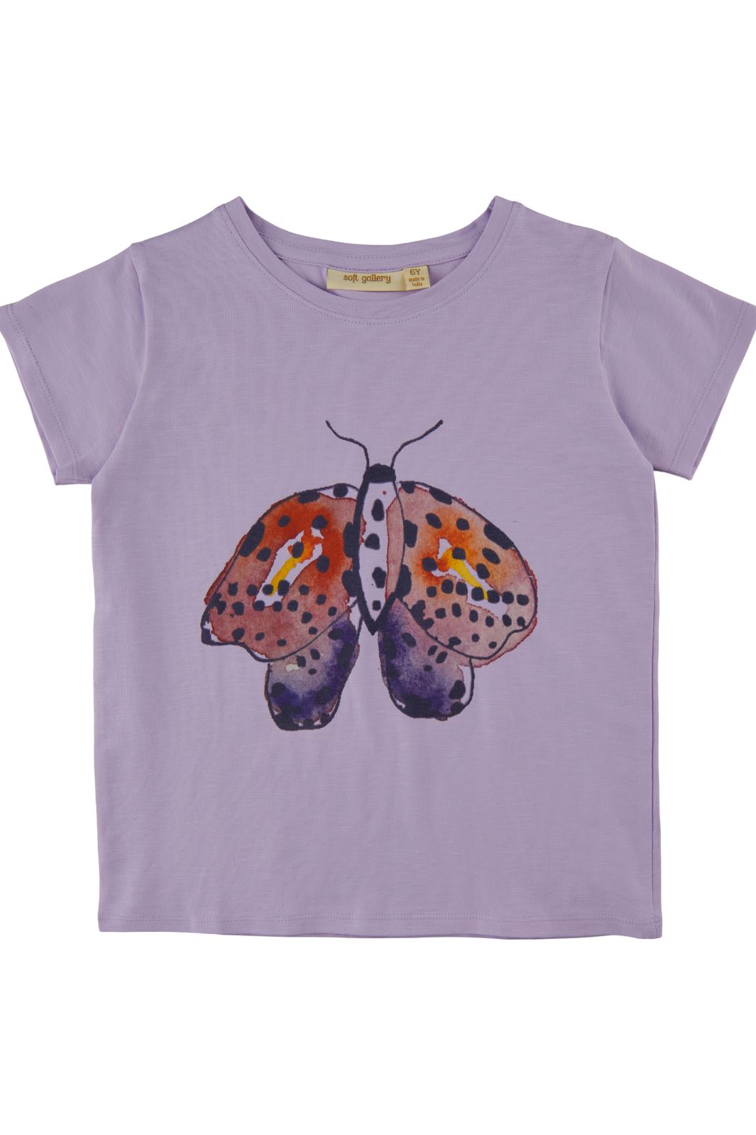 Soft Gallery - SGPilou Garden Swarm SS Tee - Pastel Lilac T-shirts 