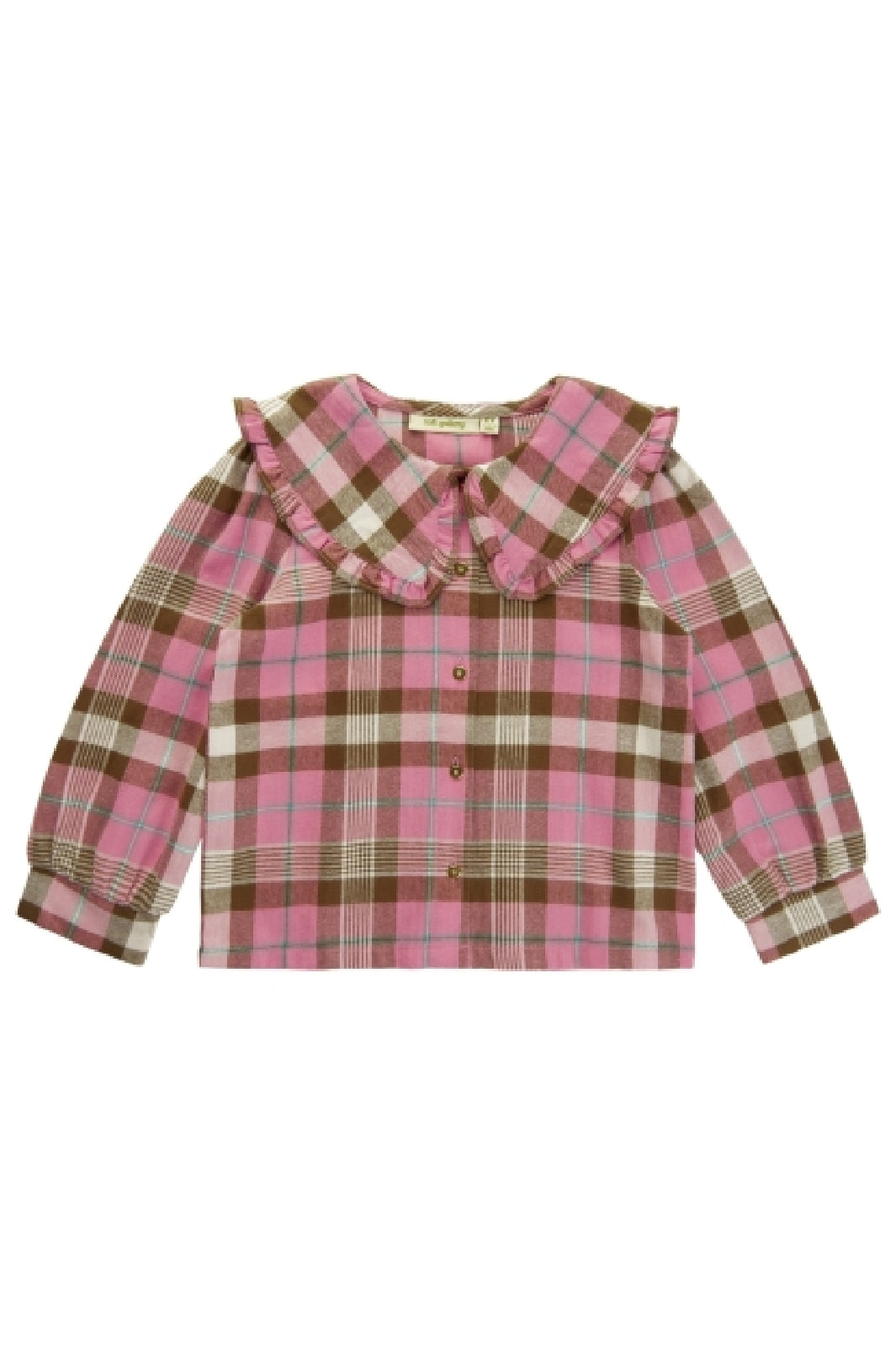 Soft Gallery - SGSisse Check Ls Shirt - Cocoa Brown Skjorter 