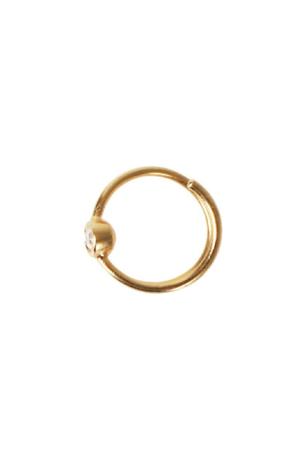 Stine A - Big Dot Curl Earring Right Gold - 1174-02-R Øreringe 