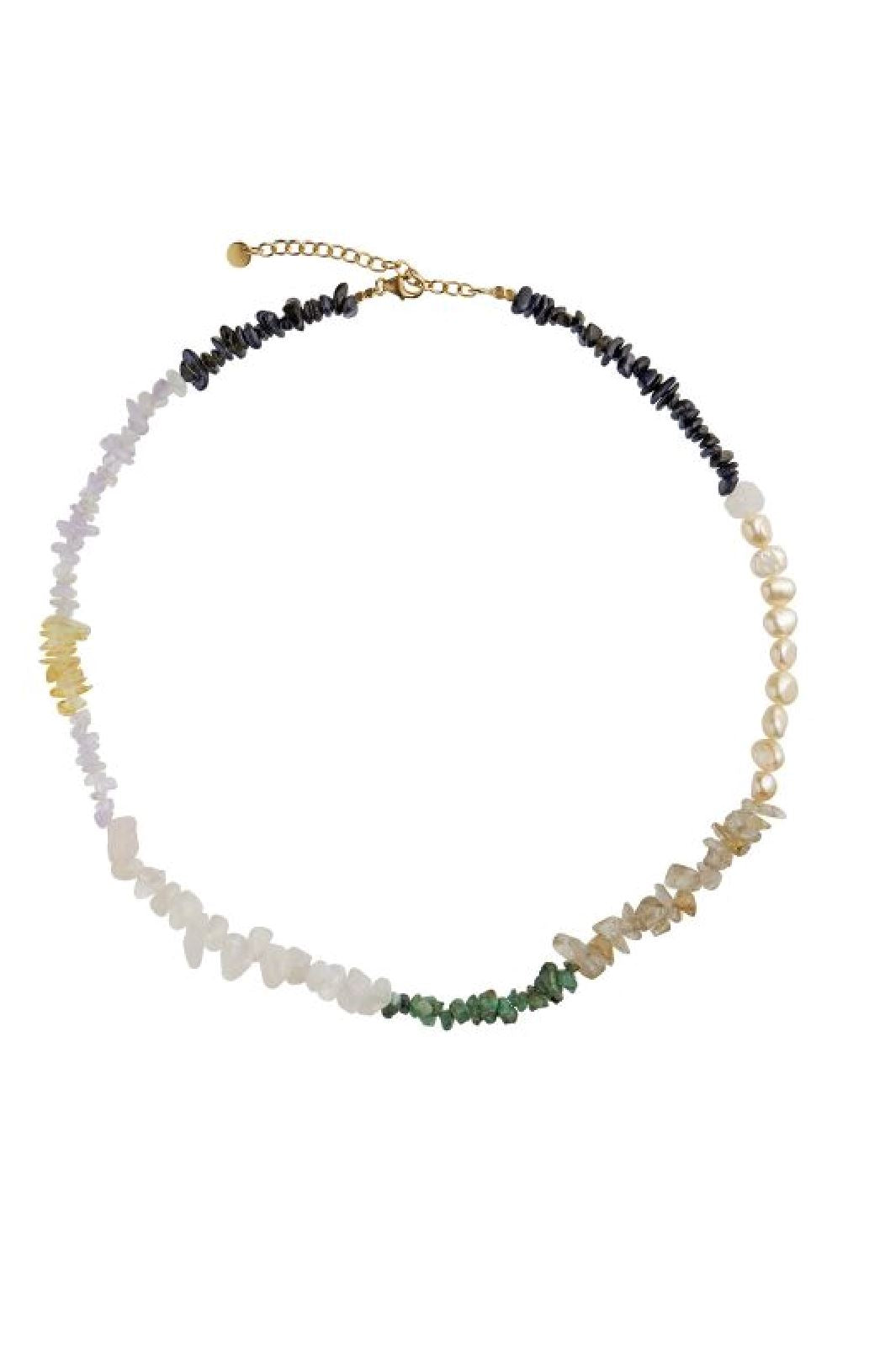 Stine A - Crispy Coast Necklace - Pacific Colors With Pearls & Gemstones - 2053-02 Halskæder 