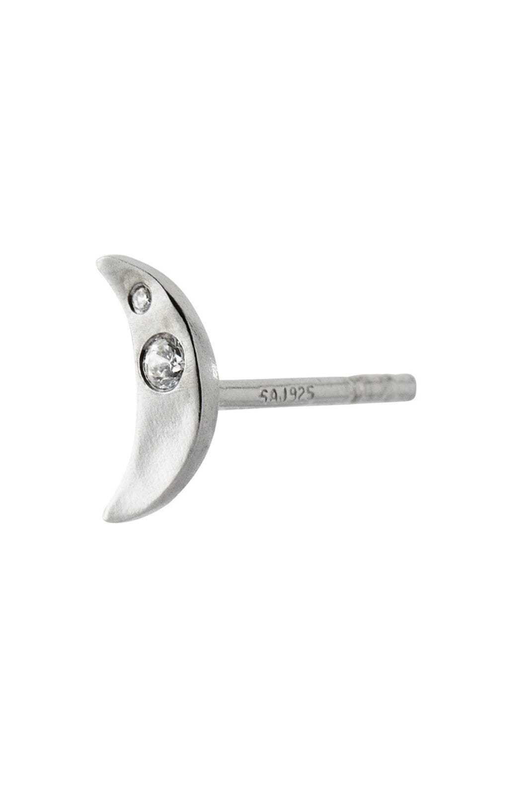 Stine A - Petit Bella Moon Earring Silver - 1281-00-S Øreringe 