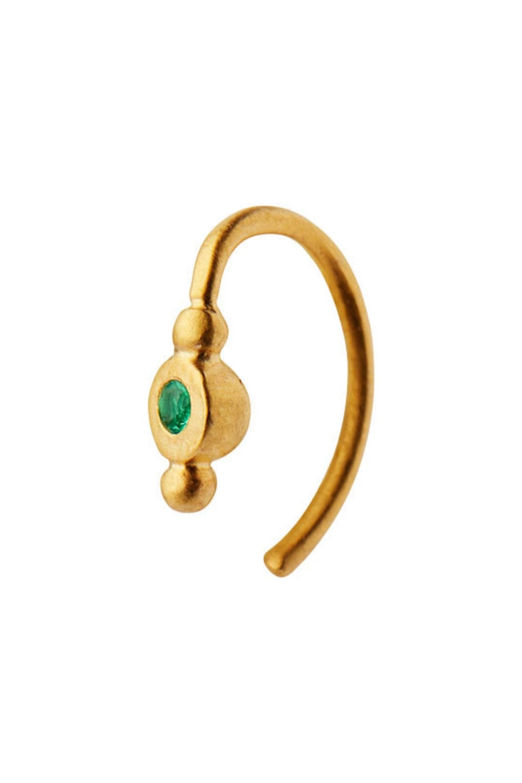Stine A - Petit Bon-Bon Green Zircon Earring - 1005-02-S-Green Øreringe 