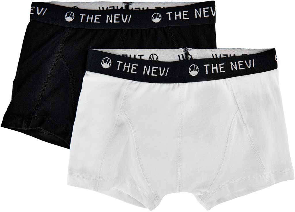 THE NEW - 2-Pack Organic Boxers Noos - Black/White Boxershorts 