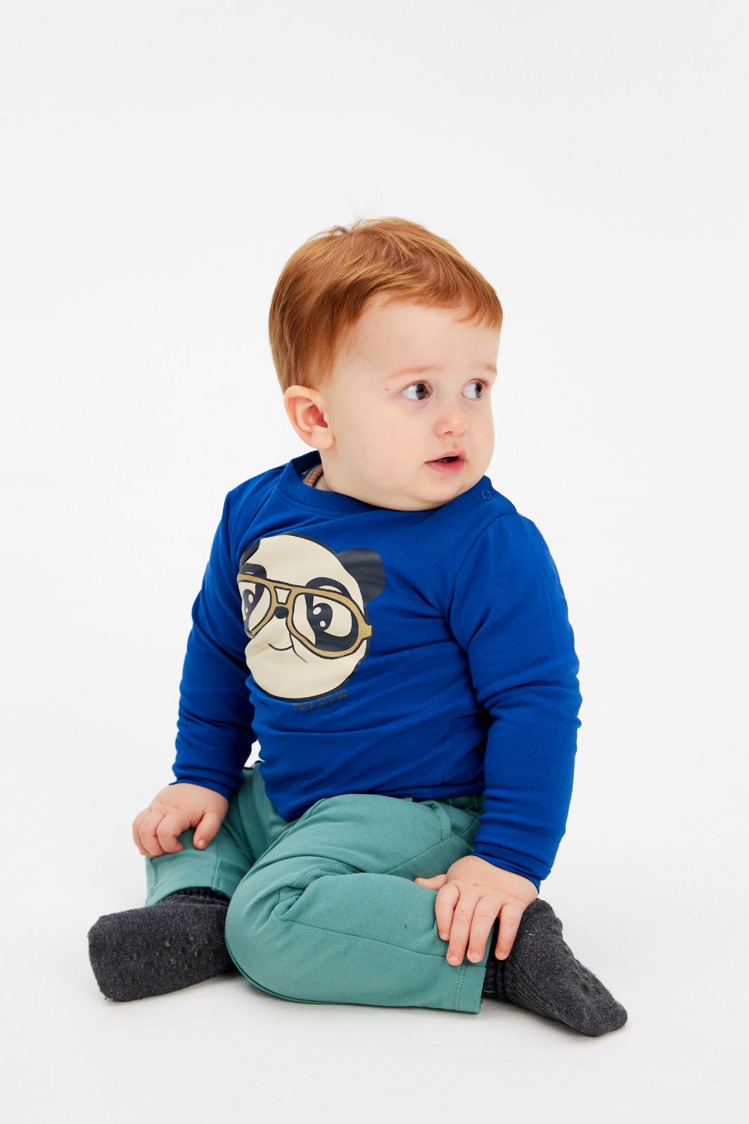 The New Siblings - Tnsiwer L_S Tee - Monaco Blue Bluser 