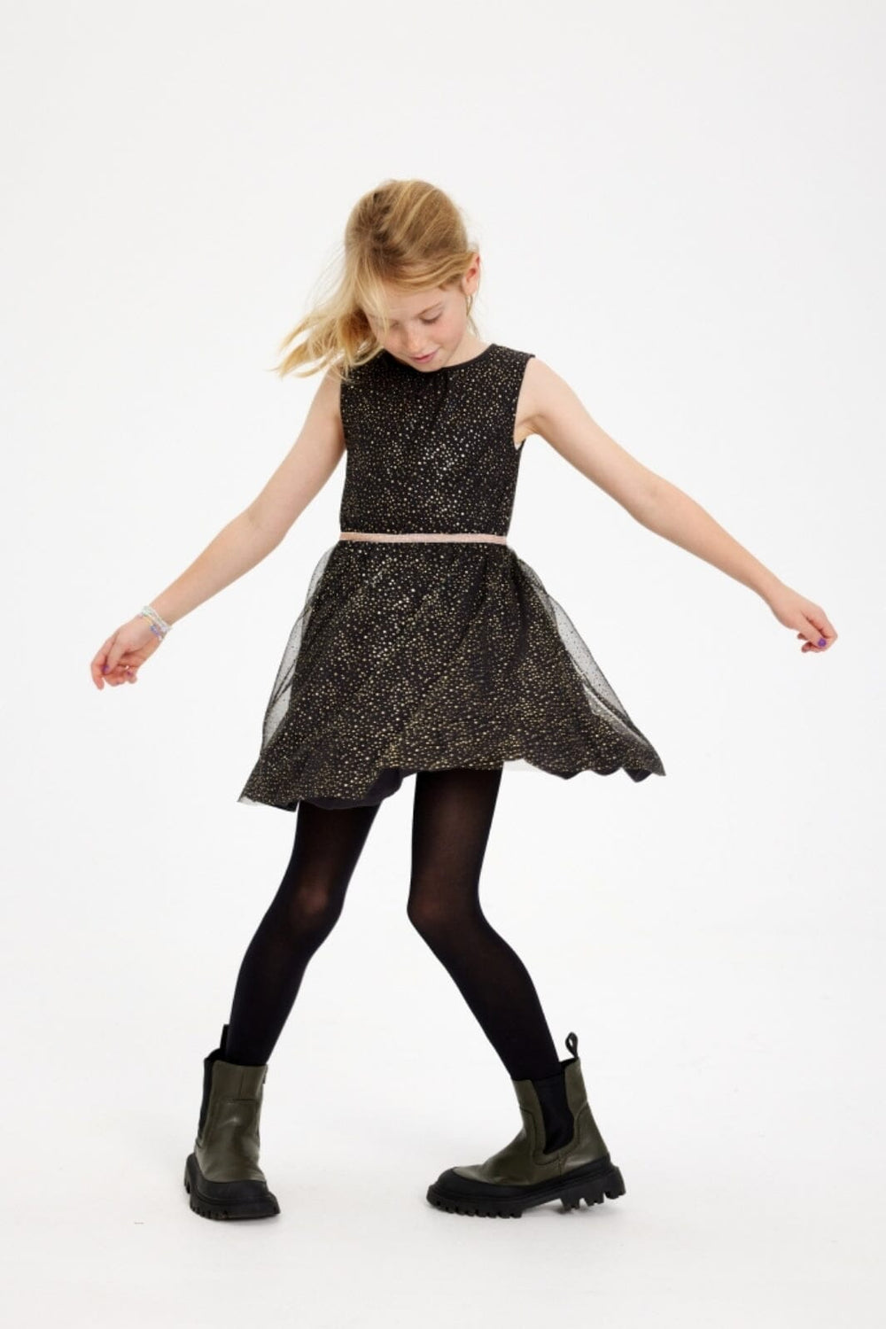 The New - Tnanna Frill Dress - Phantom 