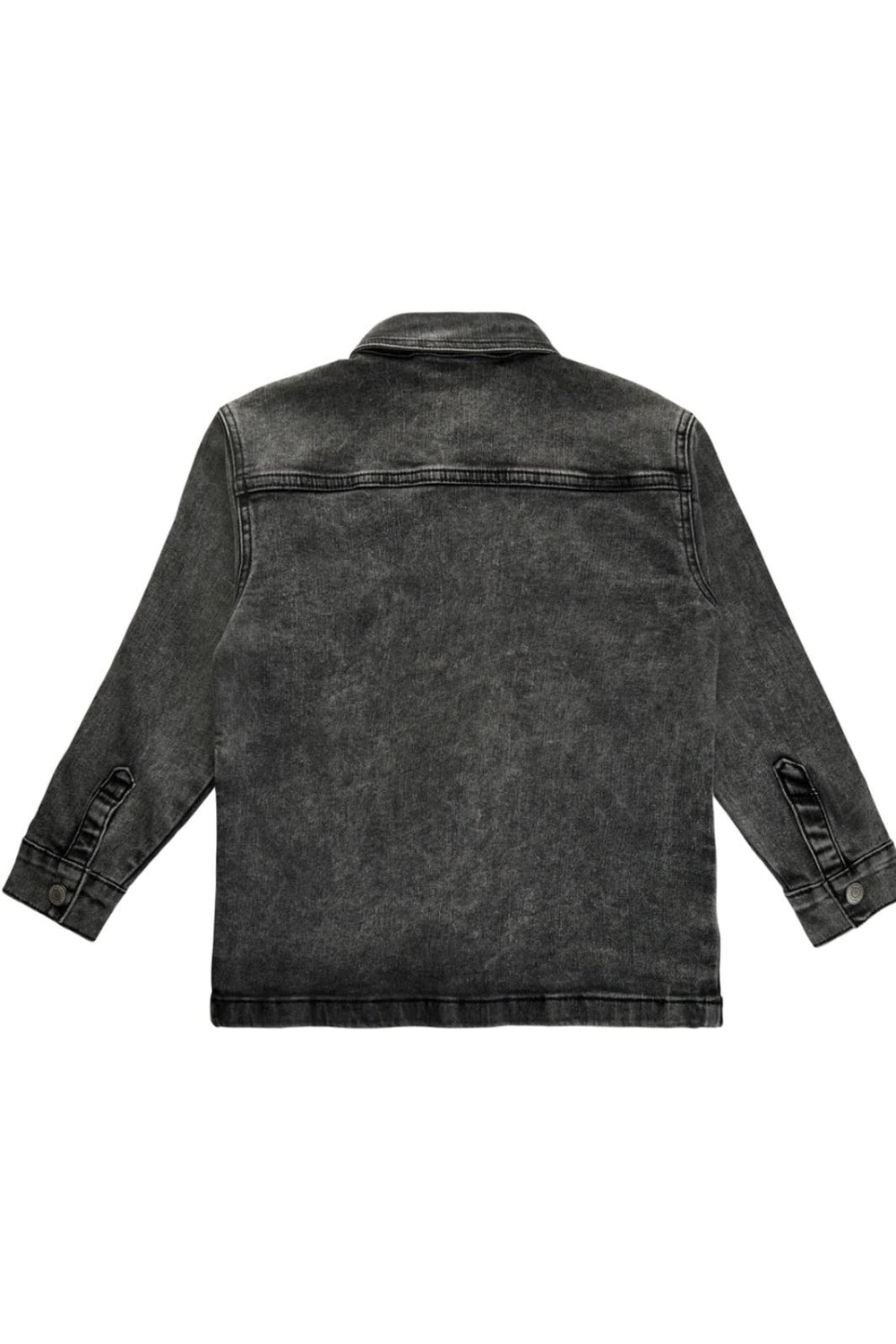 The New - TNEmanuel Ls Shirt - Grey Denim Wash Skjorter 