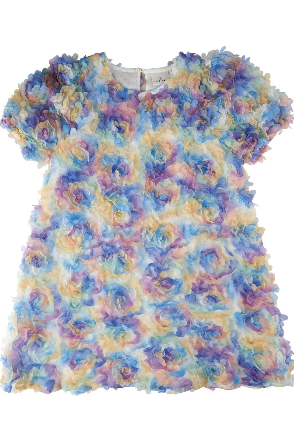 The New - Tnflower L_S Dress - White Swan 