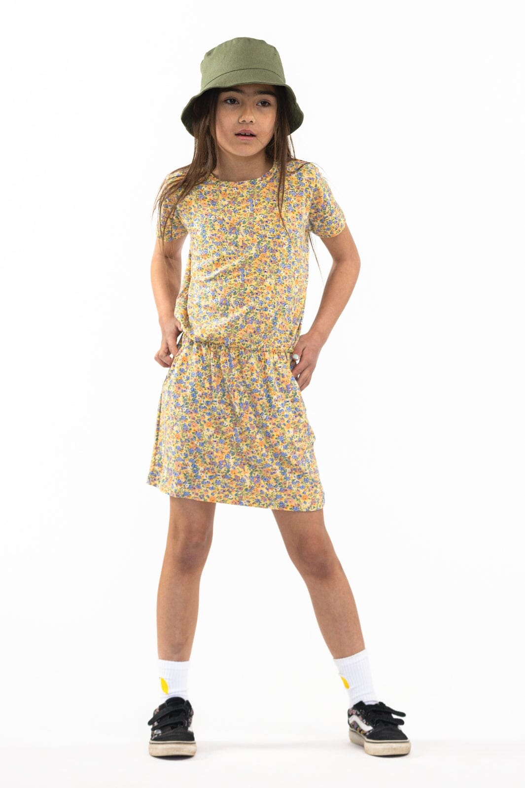 The New - Tnfry S_S Dress - Flower Aop 
