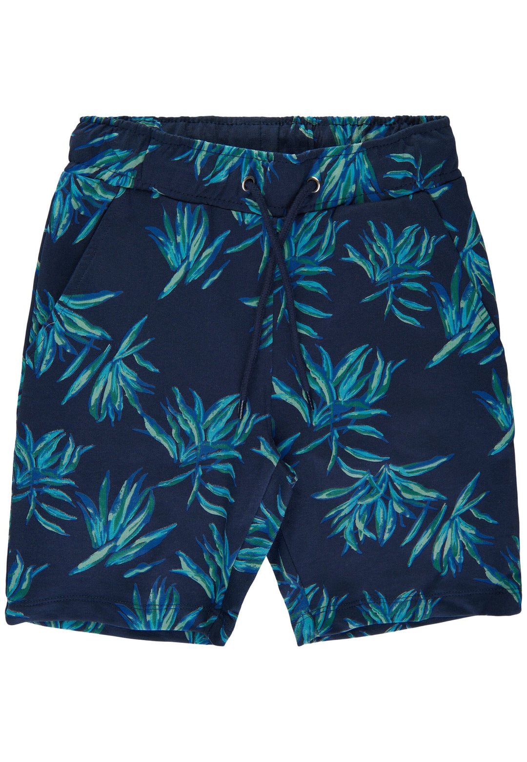 The New - Tngenuine Shorts - Navy Blazer Leaf Aop Shorts 