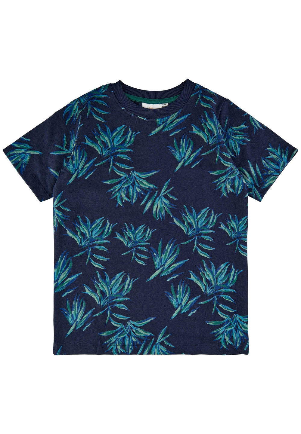 The New - Tngenuine S_S Tee - Navy Blazer Leaf Aop T-shirts 