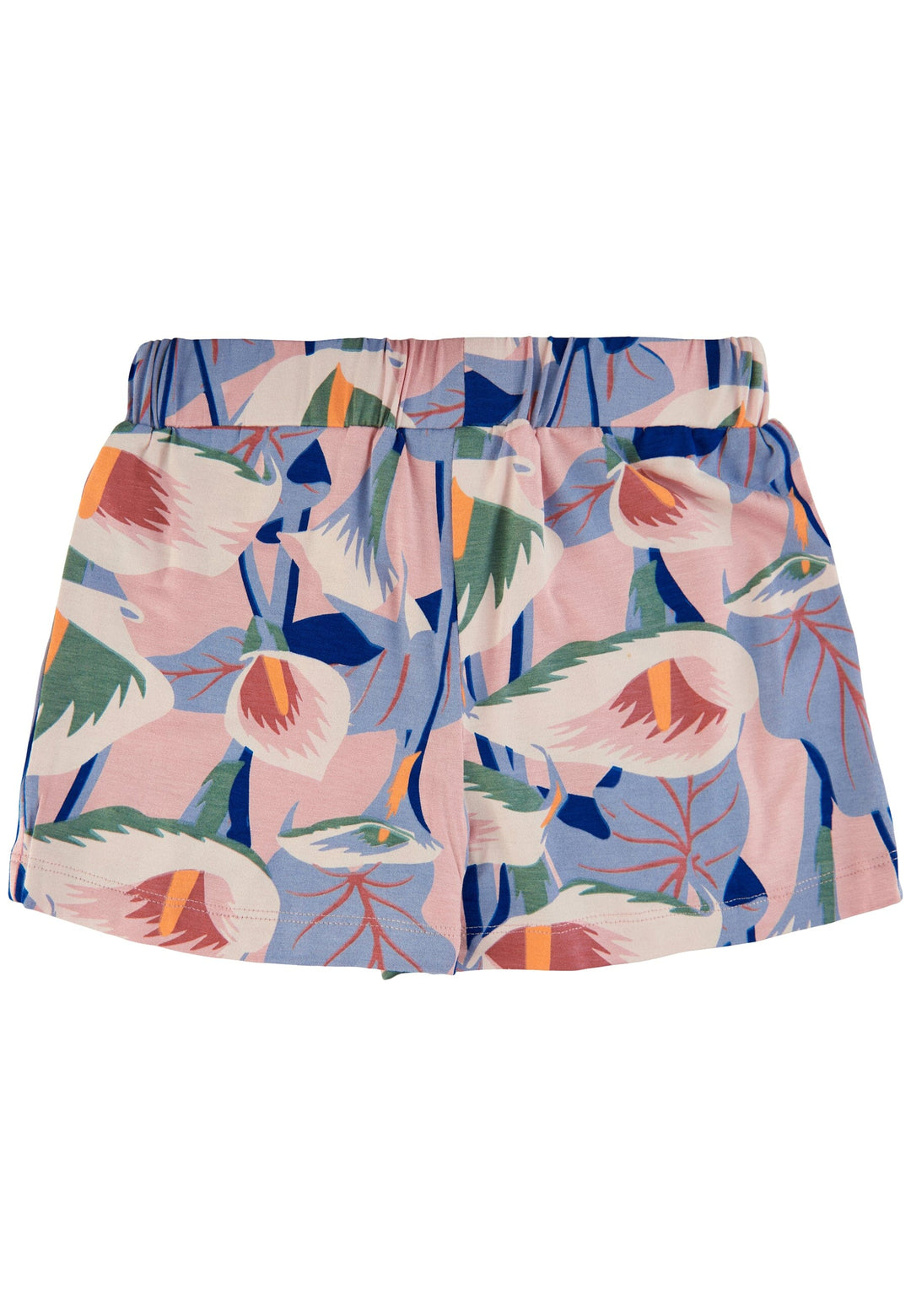 The New - Tngwyneth Shorts - Peach Beige Flower Aop Shorts 