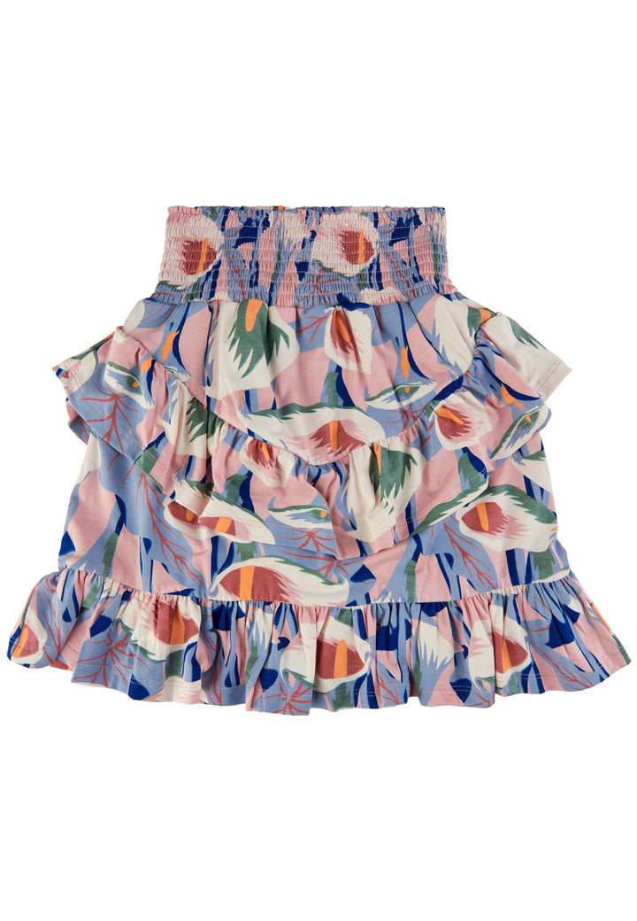 The New - Tngwyneth Skirt - Peach Beige Flower Aop Nederdele 