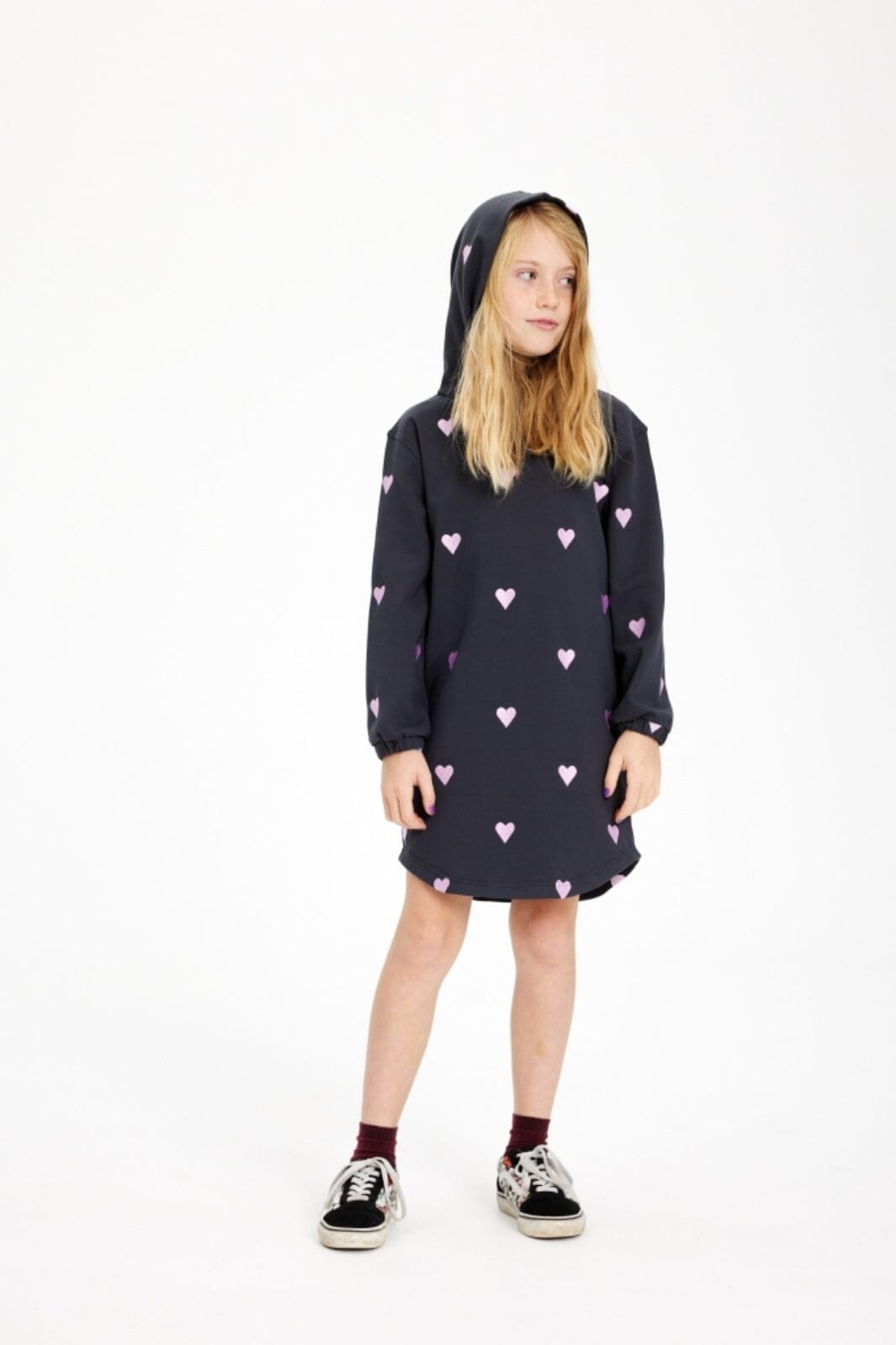 The New - Tnheart L_S Dress - Phantom 